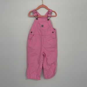 Carhartt 24M Pink overalls